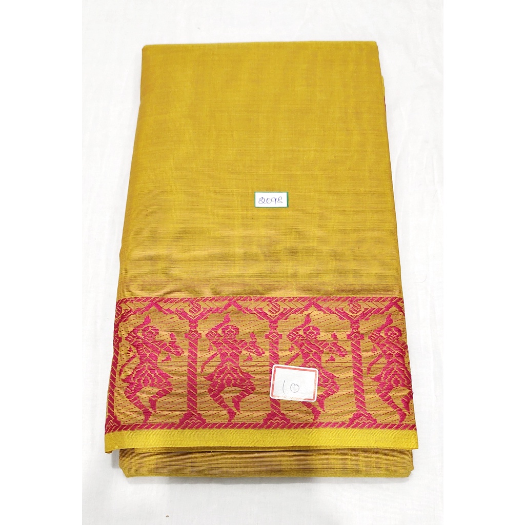 Women's Ready Stock Handloomed Pure Cotton Chettinad Elegant