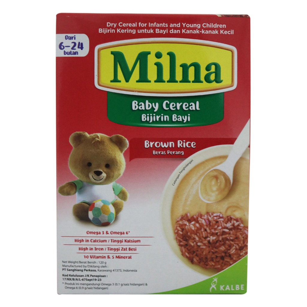 MILNA CEREAL BROWN RICE 6+ 24X120G | Shopee Malaysia