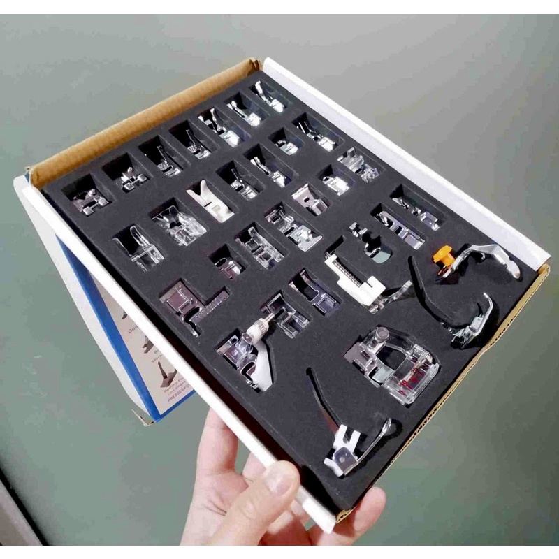 Presser Foot Set Average Each Pressed With A Good Box. Dial Machine