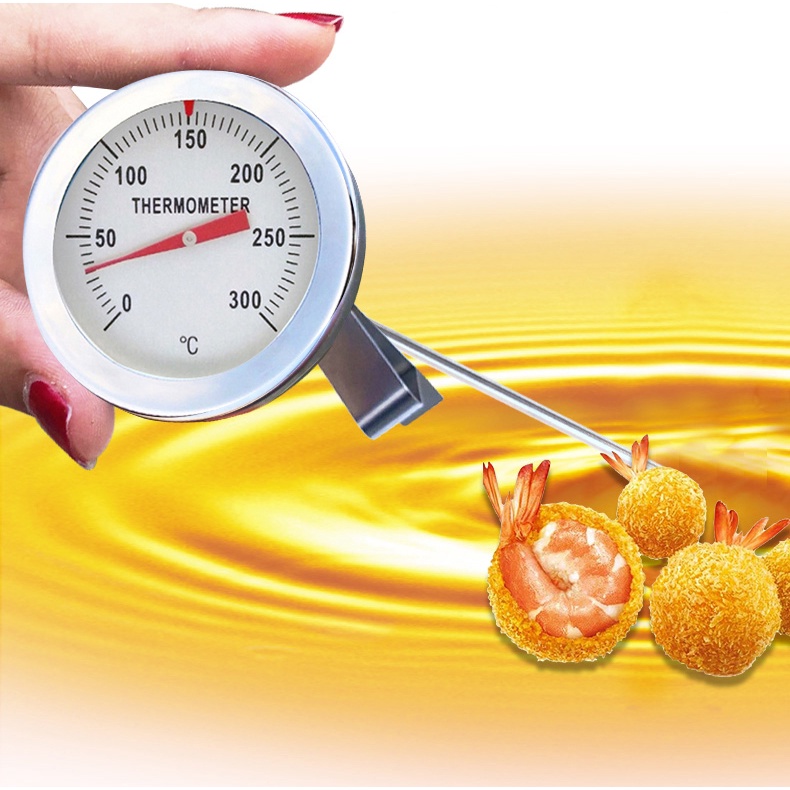 Oil Thermometer Frying Commercial Probe Type Baked Food Temperature