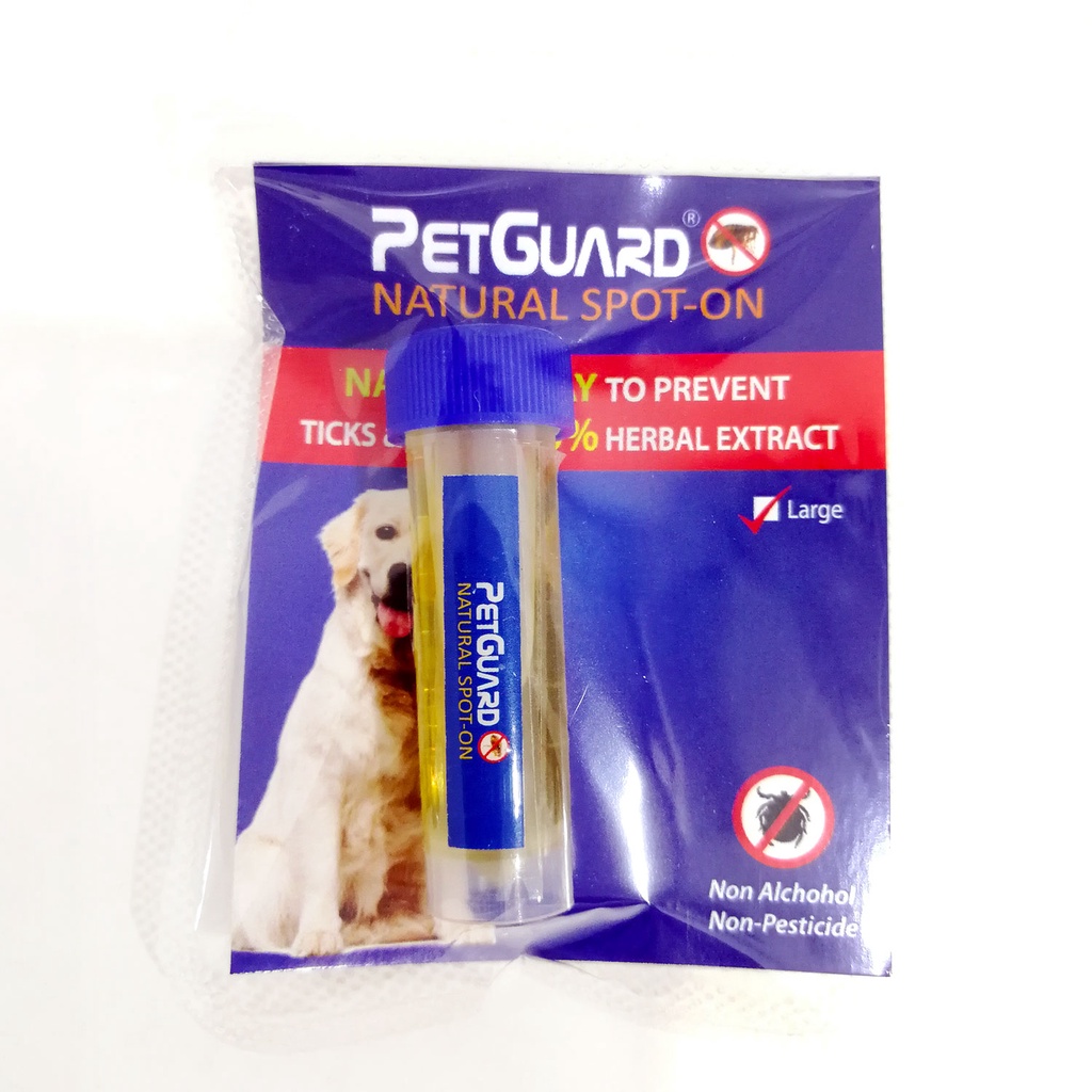 Petguard Natural Spot On Fleas Ticks Control 5ml Shopee Malaysia