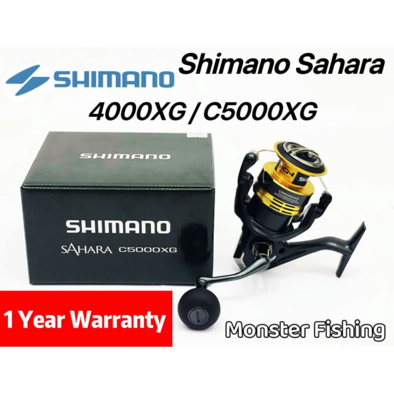 Shimano Sahara Reel 4000XG / C5000XG | Shopee Malaysia