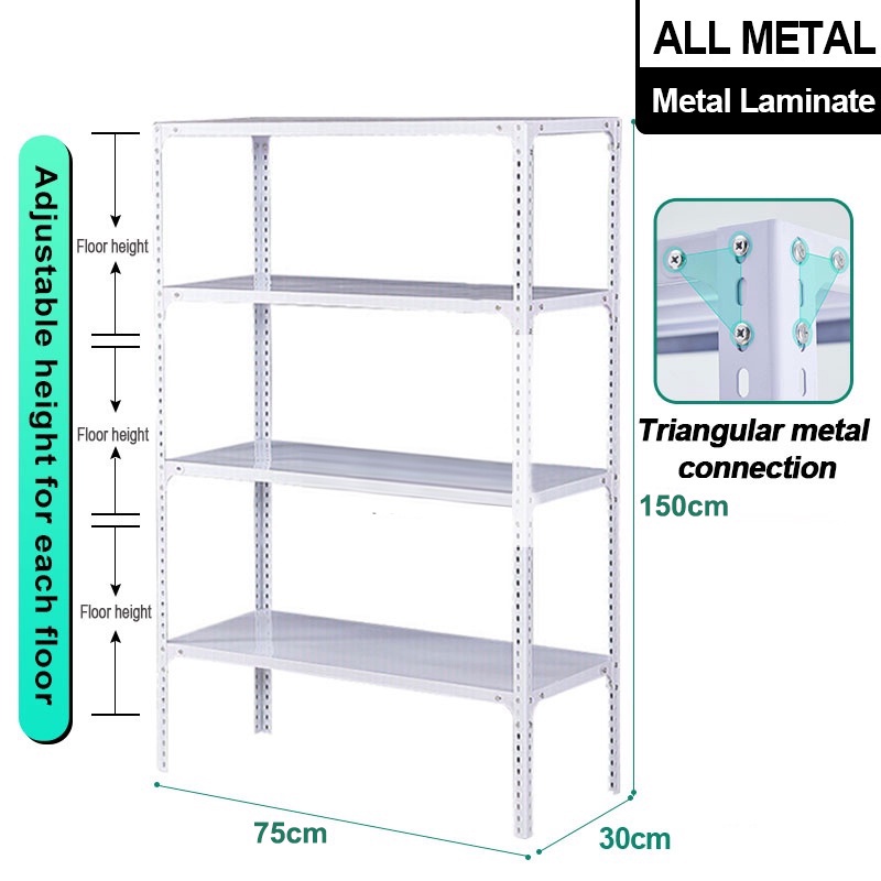 AH 🔥 5 Tier RACK Boltless Rack Home Storage Warehouse Store Room Office ...