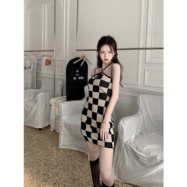 bodycon dress fabric Tommy Hilfiger Checkerboard Mini Dress Check