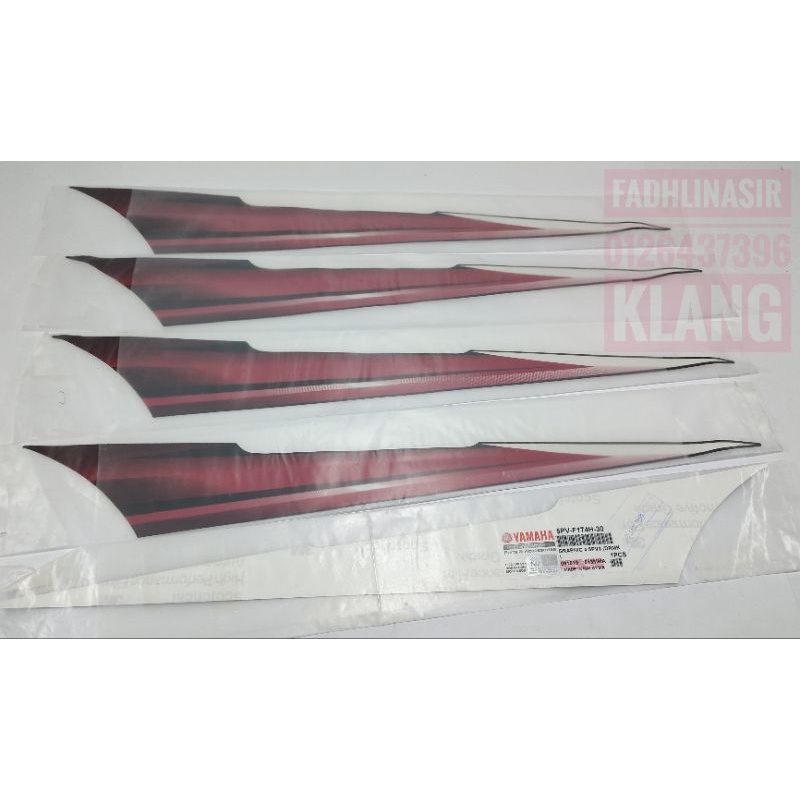STRIPE / STICKER COVERSET / DECAL COVER SET EKOR SIDE COVER PANJANG ...