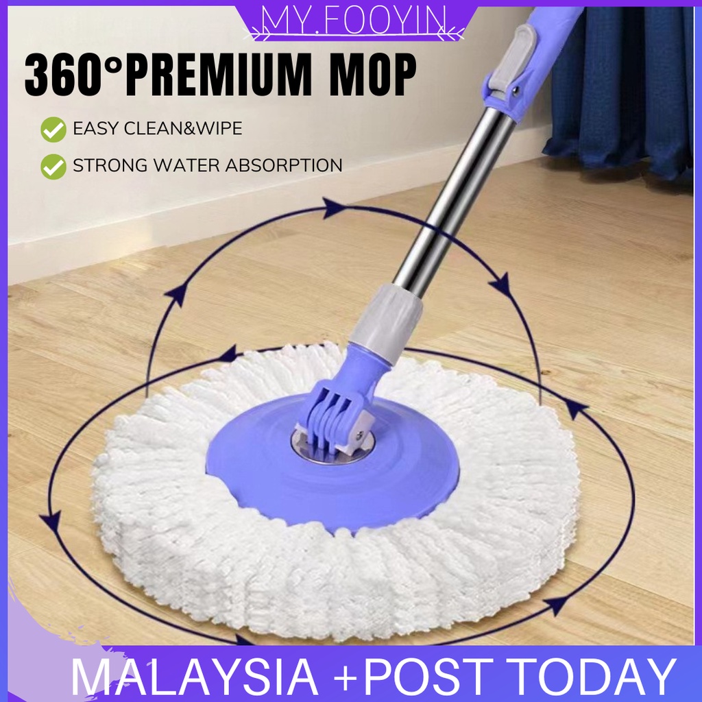 READY STOCK MYFOOYIN Spin Mop Handle Spare Part Replacement Mop Lantai