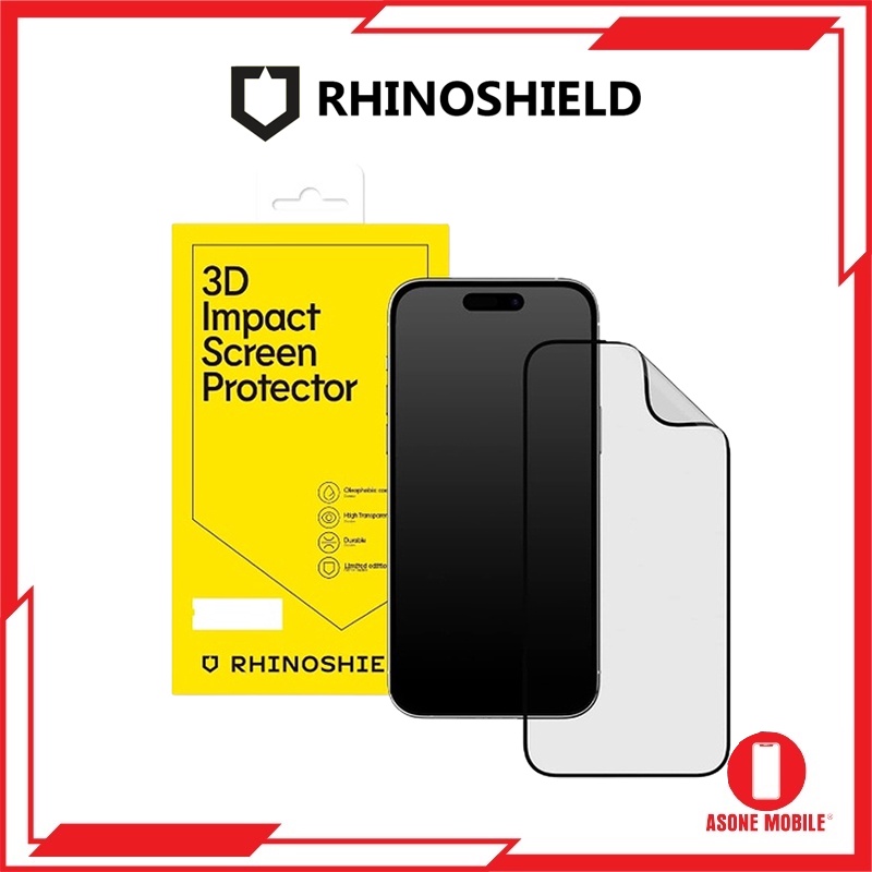 RHINOSHIELD 3D Impact / Tempered Glass / Back Cover Screen Protector