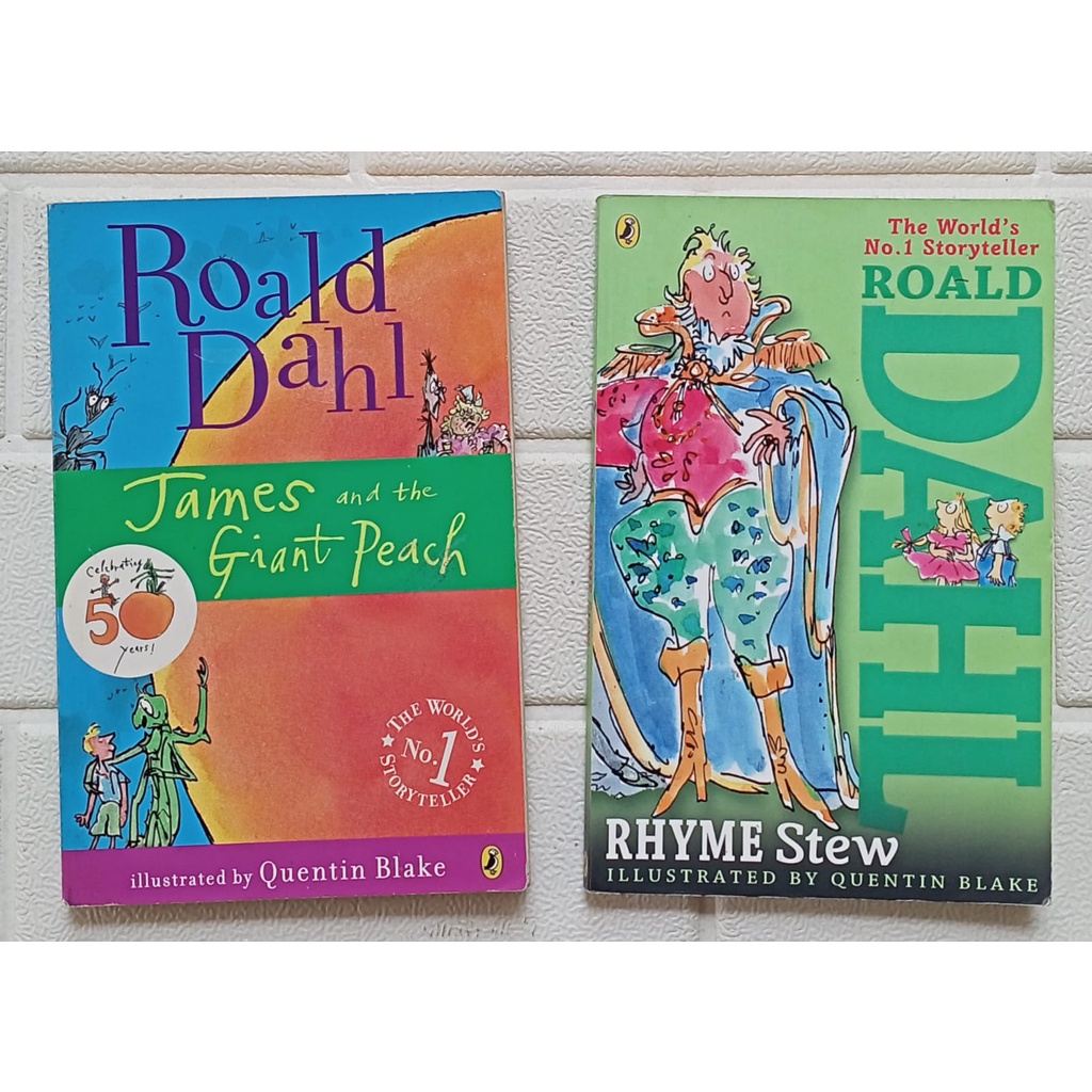Roald Dahl : Rhyme Stew & James and the Giant Peach (Ori, Bekas ...