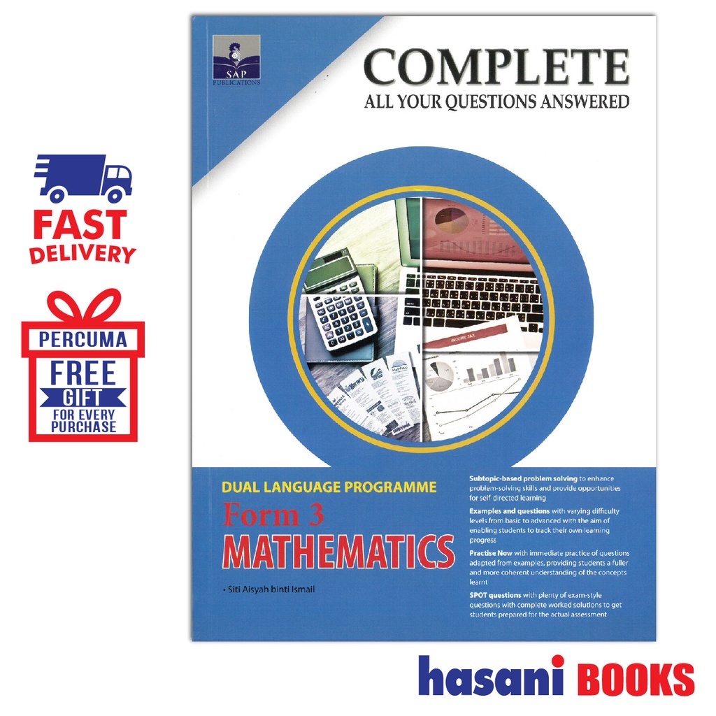 HASANI SAP COMPLETE DUAL LANGUAGE PROGRAMME MATHEMATICS FORM 3 ...