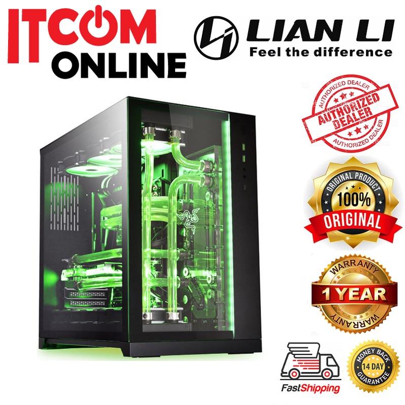 LIAN LI PC-O11 Dynamic Black PC-O11DX Tempered Glass Chassis Body SECC ATX  Gaming Computer Case