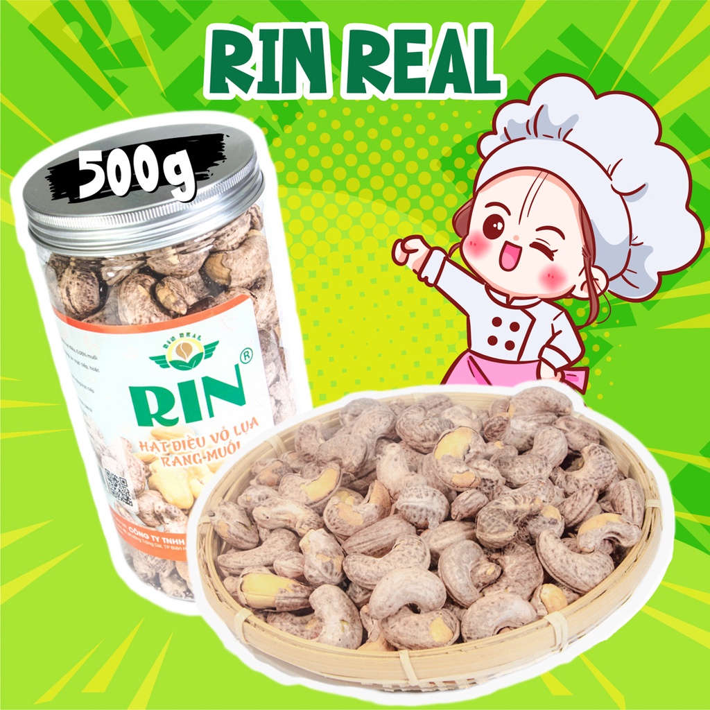 Whole Silk Rin Salt Roasted Cashew Nuts, SilkShell Cashew Nuts