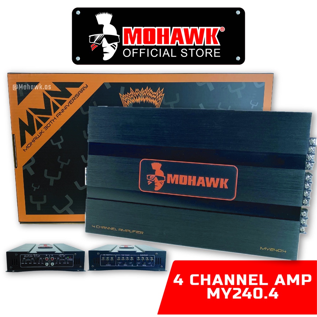 Mohawk MY Series 4 Channel High Power Amplifier MY240.4 Power Amp 4ch