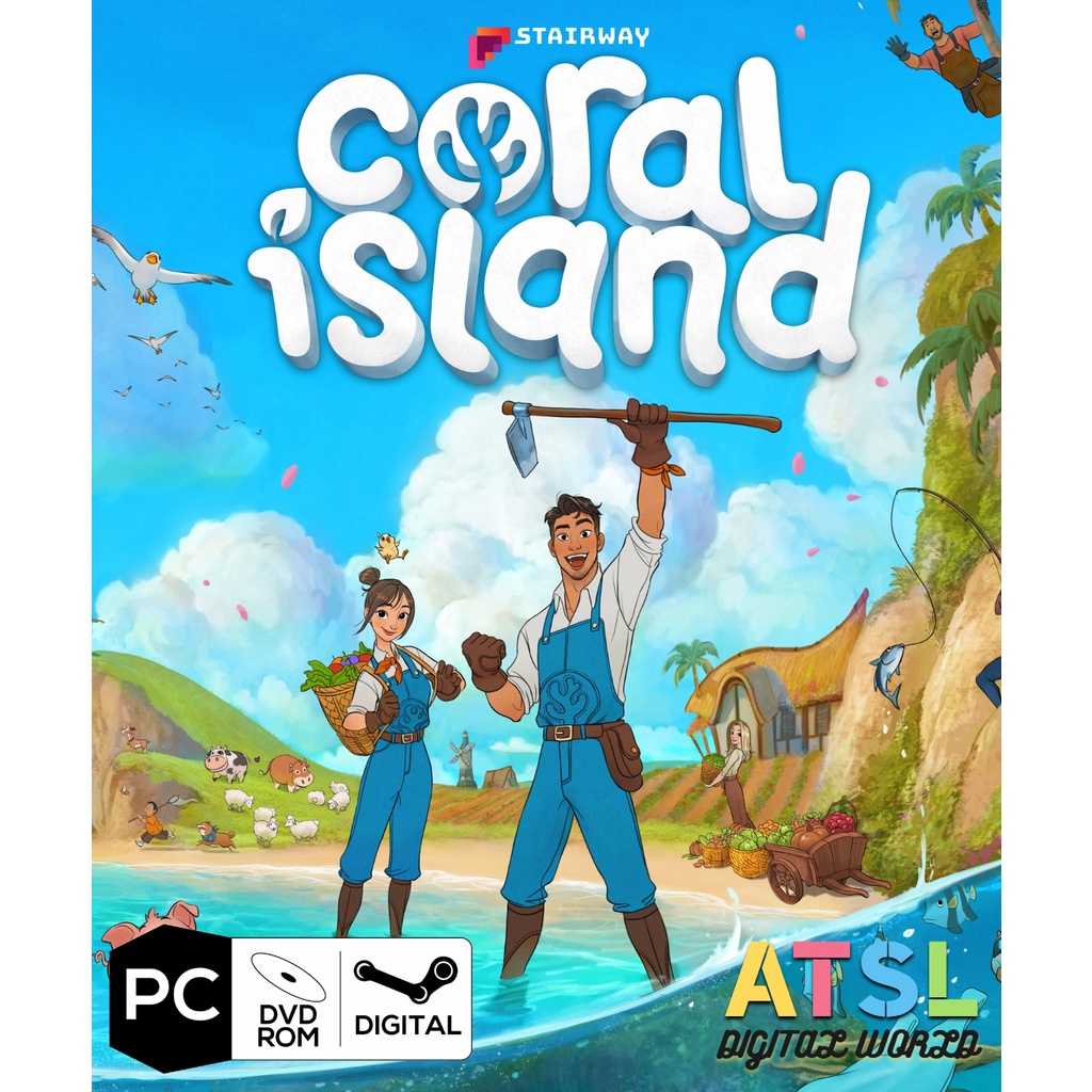 [Original PC Game] Coral Island (v1.0-948 - Hotfix + ALL DLCs) | Shopee