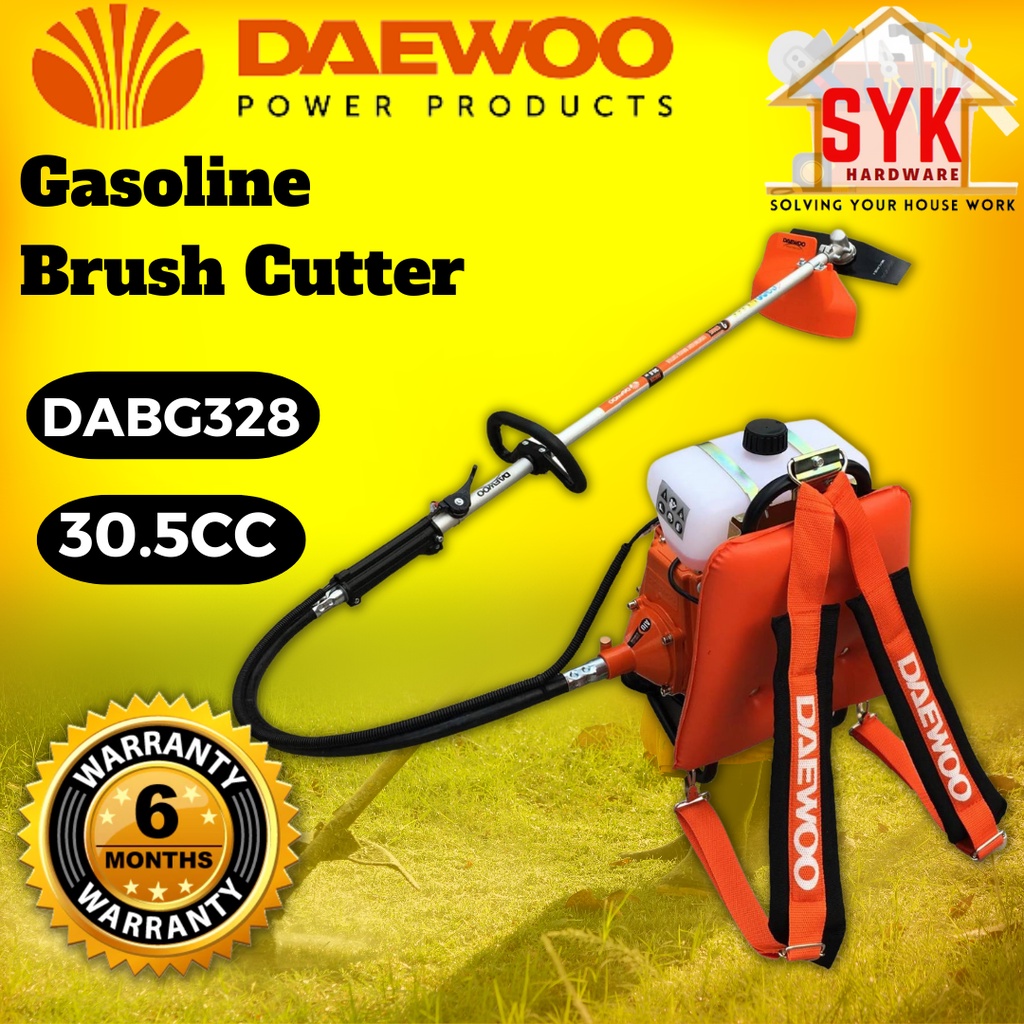 SYK Daewoo DABG328 Backpack Gasoline Brush Cutter Grass Cutter Trimmer ...