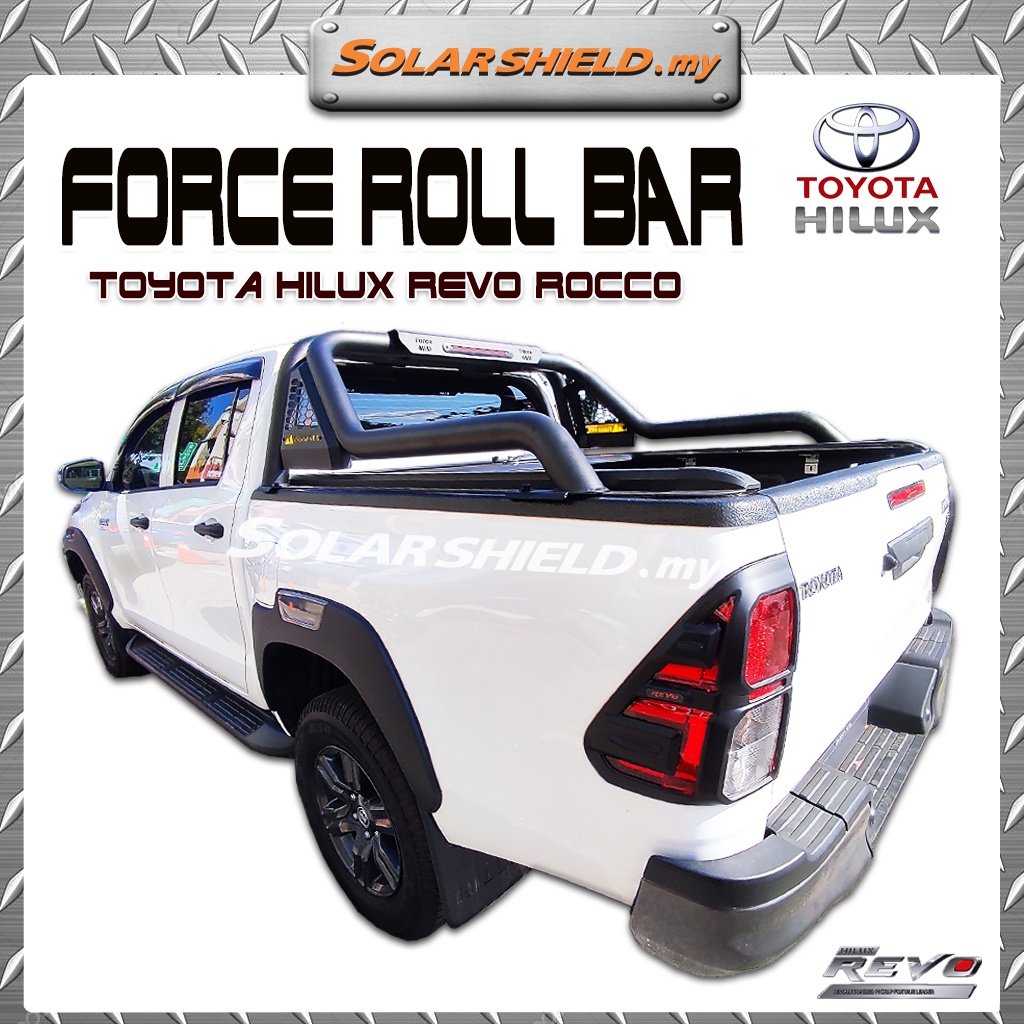 Toyota Hilux Revo Rocco Rogue 4x4 Force 4WD Roll Bar Sport Bar | Shopee ...