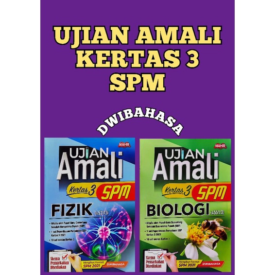 UJIAN AMALI KERTAS 3 SPM - MAHIR | Shopee Malaysia