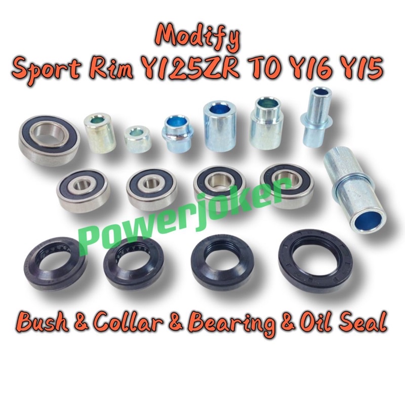(Modify) Y15 Y16 Y16ZR Complete Set Hub Collar Bush Tayar Sprocket