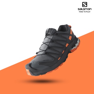  Salomon XA PRO 3D v8 Gore-TEX Trail Running Shoes for Men,  Ebony/Caramel Cafe/Black, 8