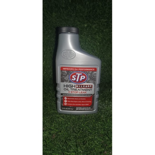 STP High Mileage Oil Treatment + Stop Leak + 15FL OZ 443mL ( Made in