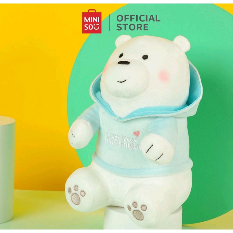 Miniso Plush Doll Set Sitting Plus Toy We Bears Bare Miniso | Shopee ...