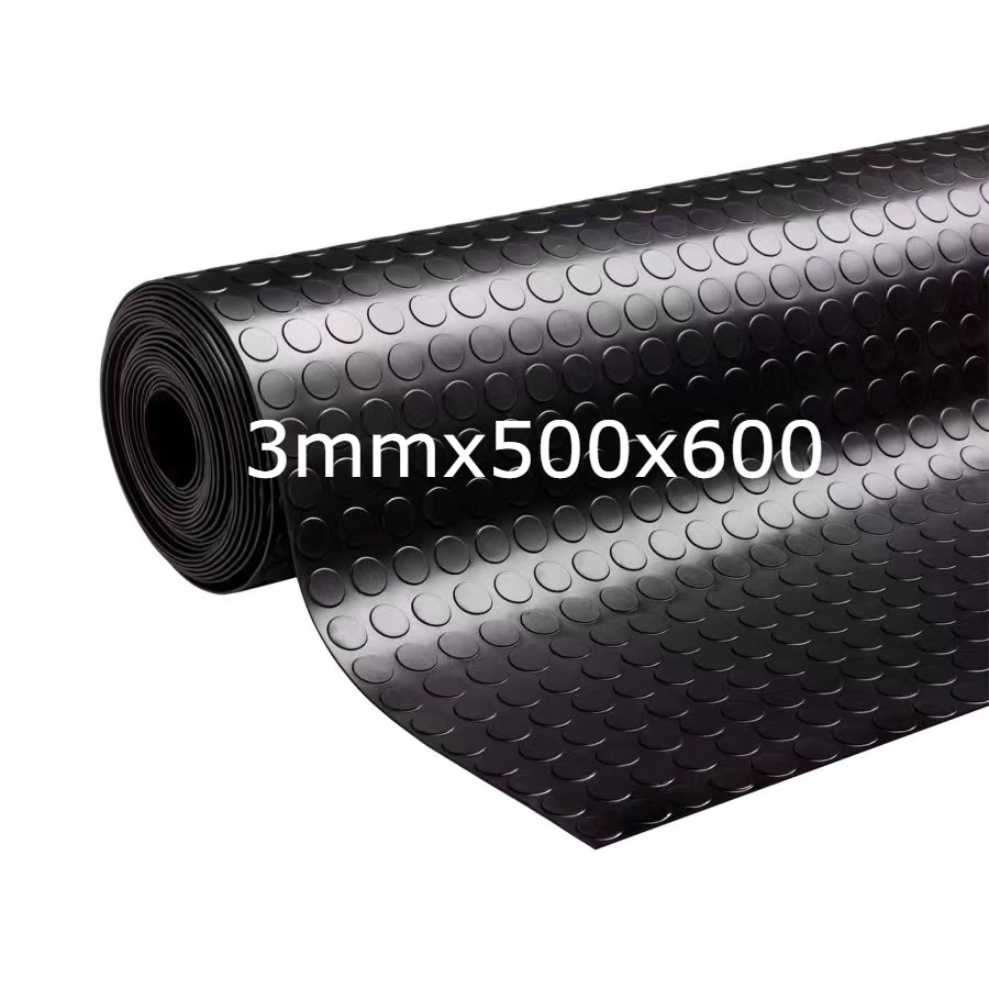 Carpet MaxxSeal Round Stud Mat Rubber Mat, Anti Slip Round Button