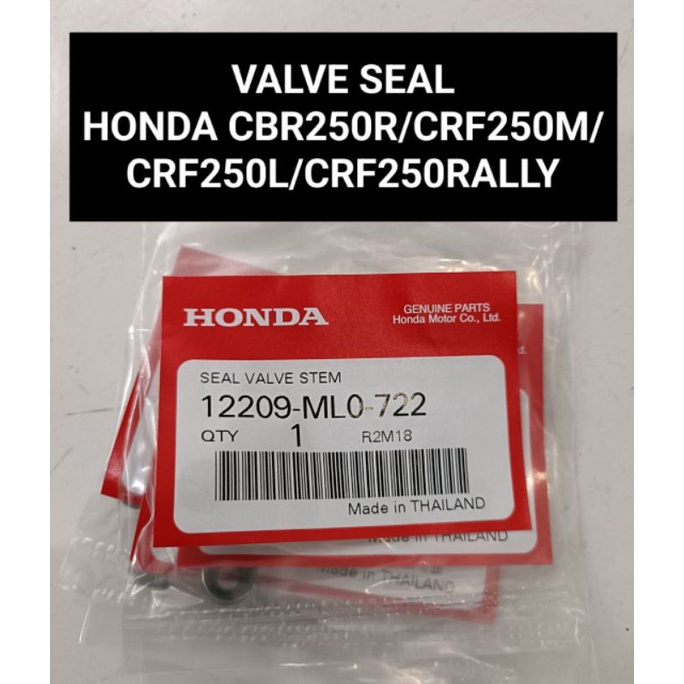 VALVE SEAL HONDA CBR250R/CRF250M/CRF250L/CRF250RALLY Shopee Malaysia