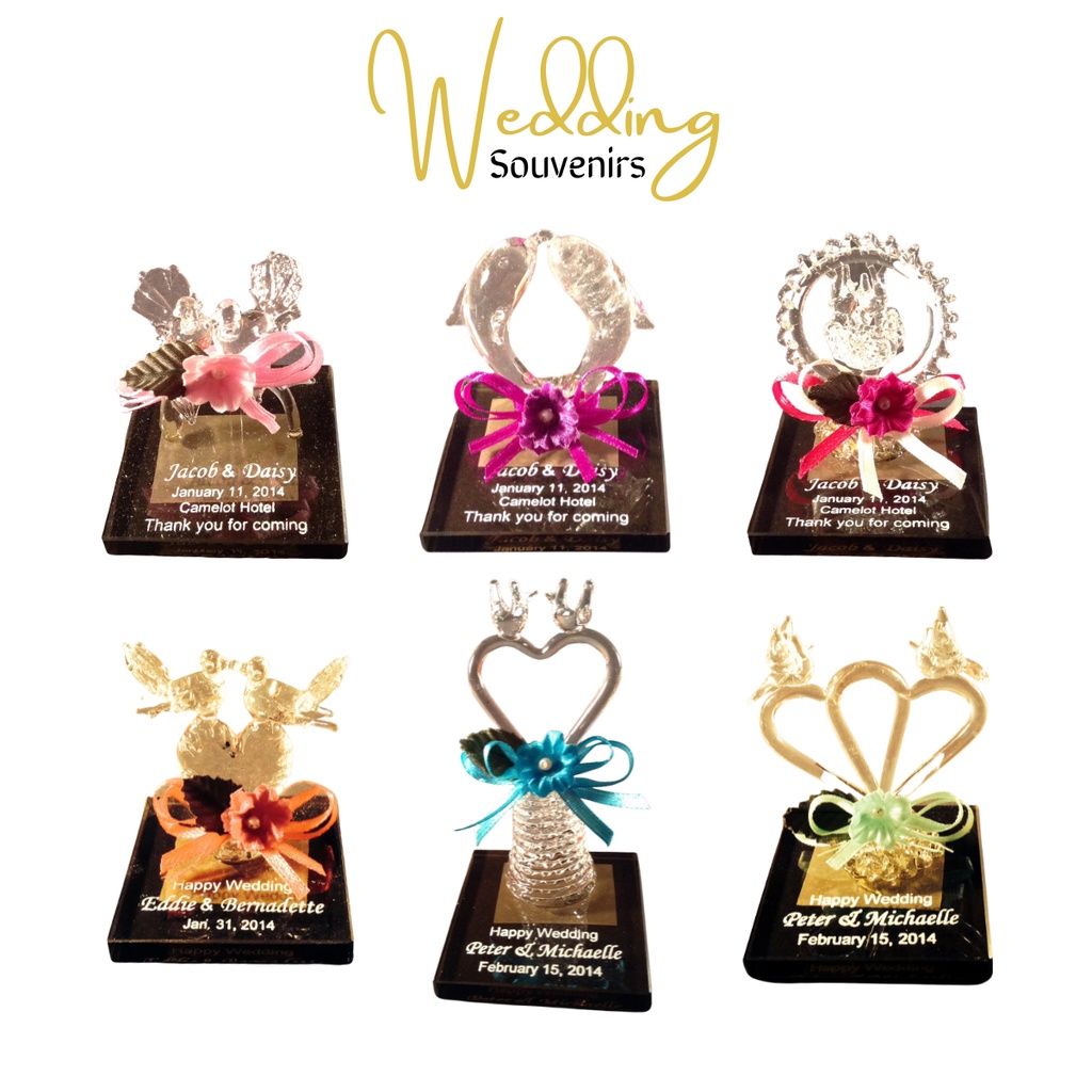 Wedding Pyrex Glass Souvenirs and Giveaways Shopee Malaysia