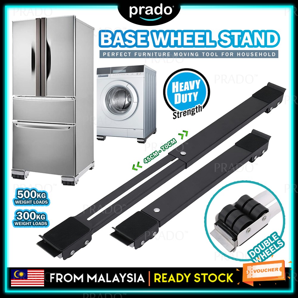 PRADO 24 Wheels+Brake Anti-Rust Washing Machine Mover Dryer Stand Heavy ...