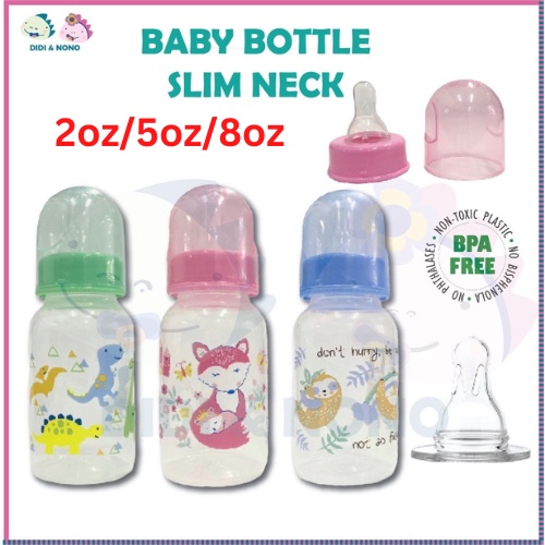 SMILE BEAR Botol Susu Bayi Baru Bersalin Puting kecil Slim Neck Puting ...