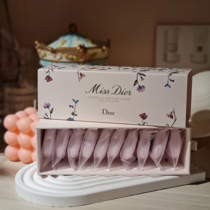 Ori] Miss Dior Rose Bath Bombs Millefiori Limited Edition 15g x