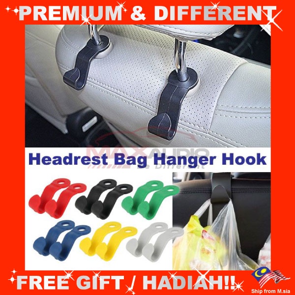 Headrest bag hanger best sale