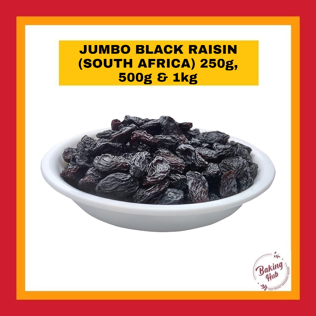 JUMBO BLACK RAISIN (SOUTH AFRICA) 250g, 500g & 1kg Shopee Malaysia