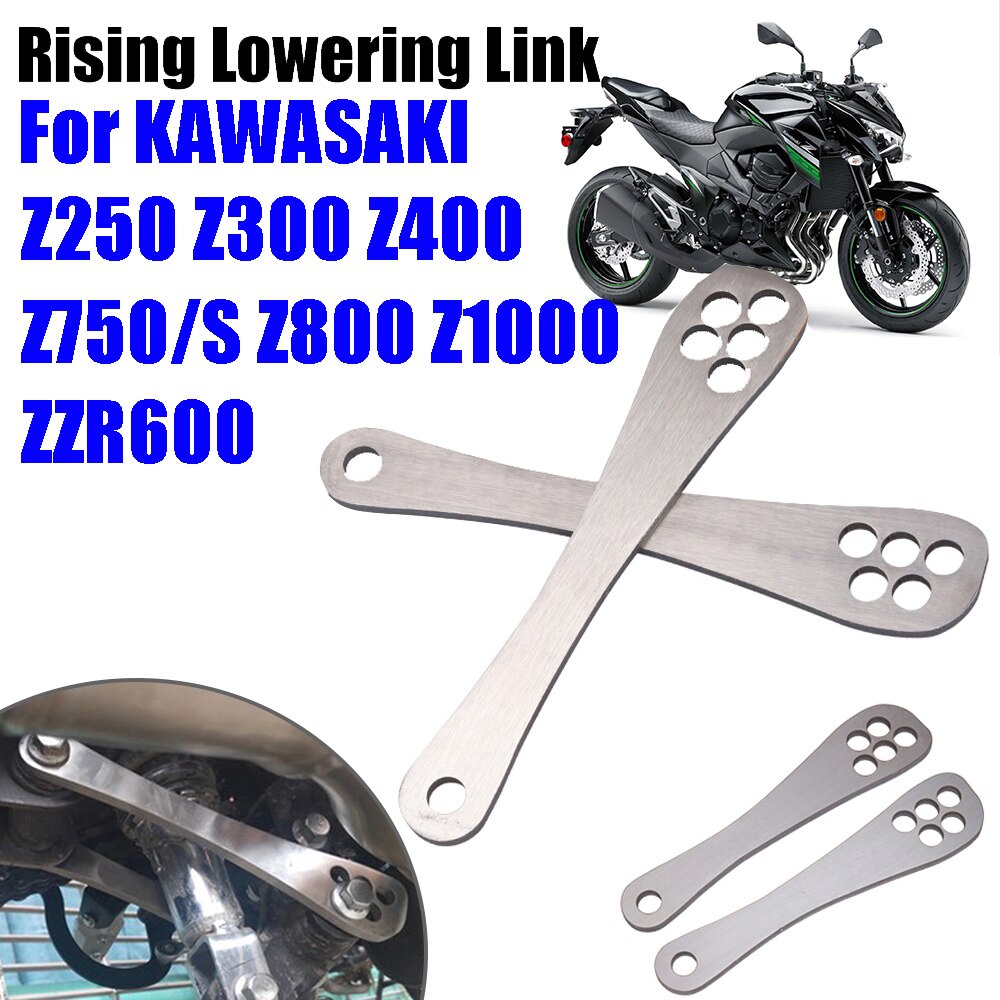 Lowering Links Kit Rear Suspension Linkage Adjustable For KAWASAKI Z250 Z300 Z400 Z750 S Z750S