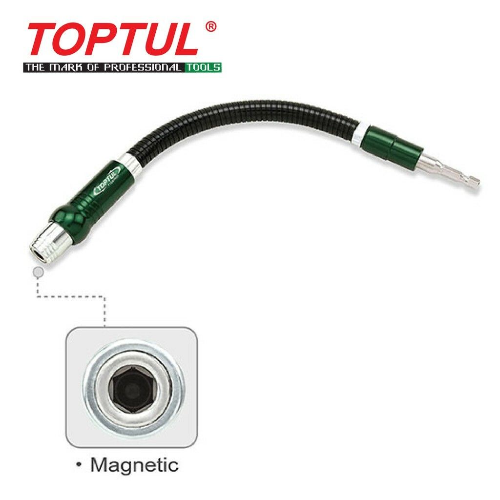 TOPTUL - EXTENDED FLEXIBLE EXTENSION WITH MAGNETIC QUICK RELEASE