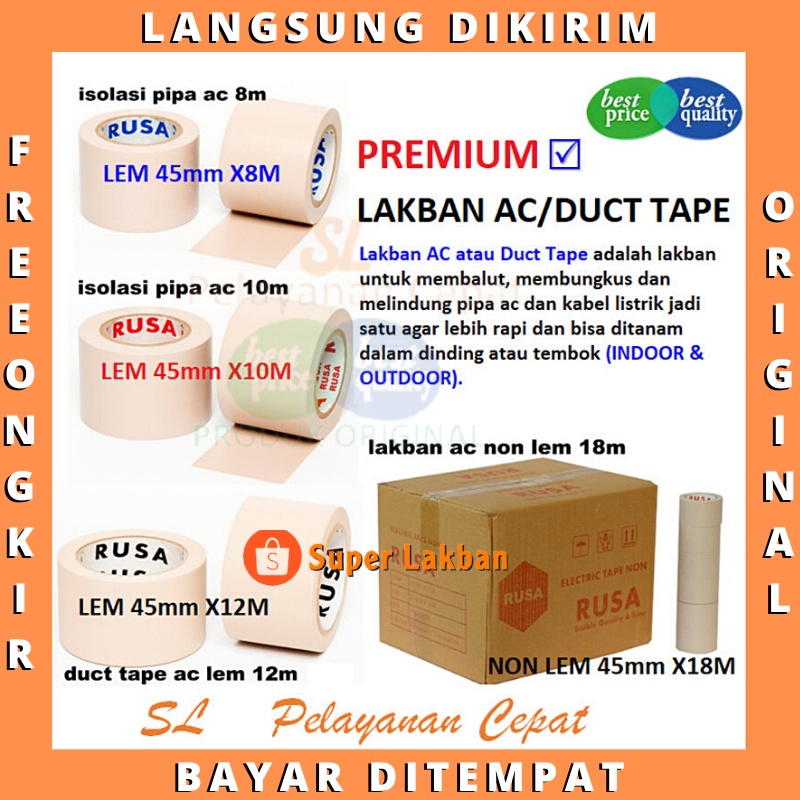 Super Flexible AC Pipe Duct Tape Insulation Duct Tape Air Conditioner