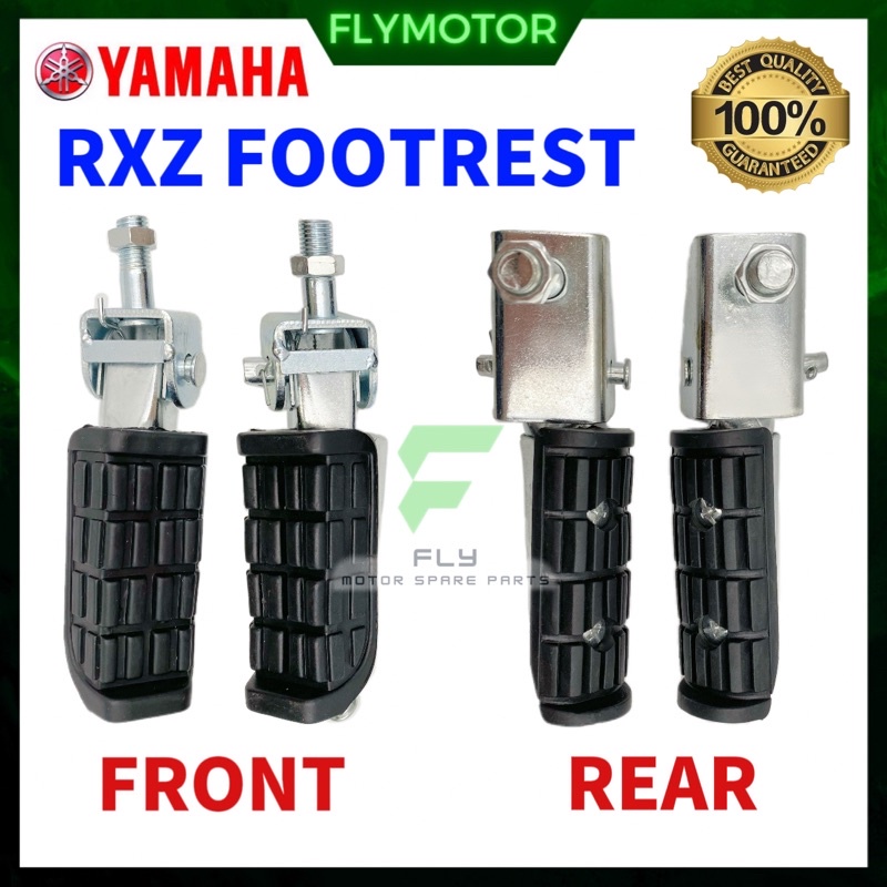 YAMAHA RXZ FRONT / REAR FOOTREST ASSY RXZ BOSH / MILINIUM / CATALYZER ...