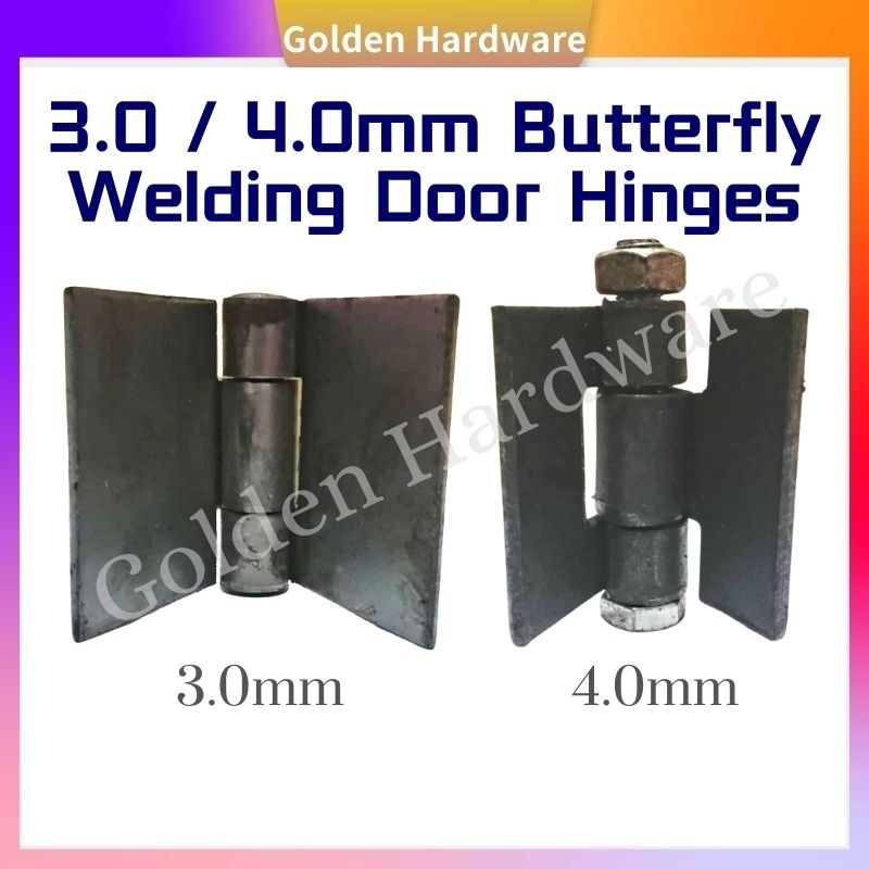 3.0mm & 4.0mm Butterfly Welding Hinges / Door Hinges / Ensel Welding ...