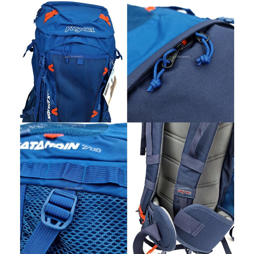 100 Authentic JanSport Katahdin 70 Litre Backpack Bag For Hiking Travelling Mountaineering Outdoor Ready Stock Shopee Malaysia