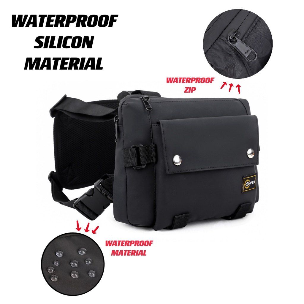 SCENTED 41) Japan Design Water Resistant SNIPER Button Tactical Chest