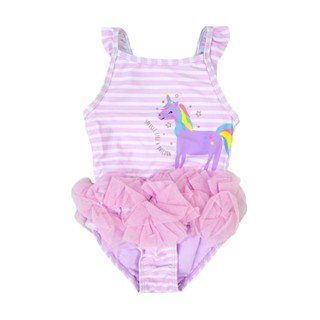 Nutmeg small cutting Kids unicorn baby girl swimsuit swimwear