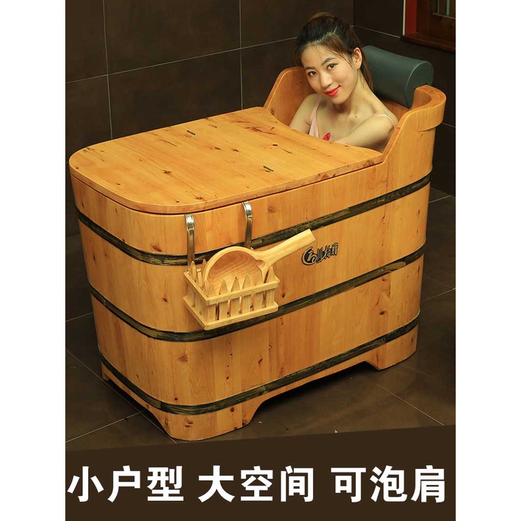 【XH WL】wlSichuan Cypress Fat Cypress Wood Bath Bucket Fumigation Small