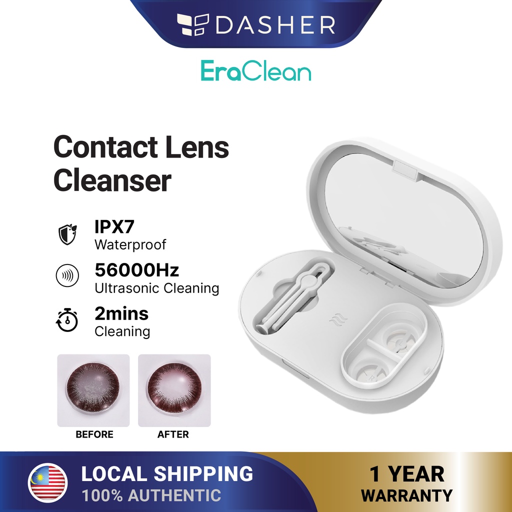 EraClean Contact Lens Cleanser High Ultrasonic Vibration Rates with