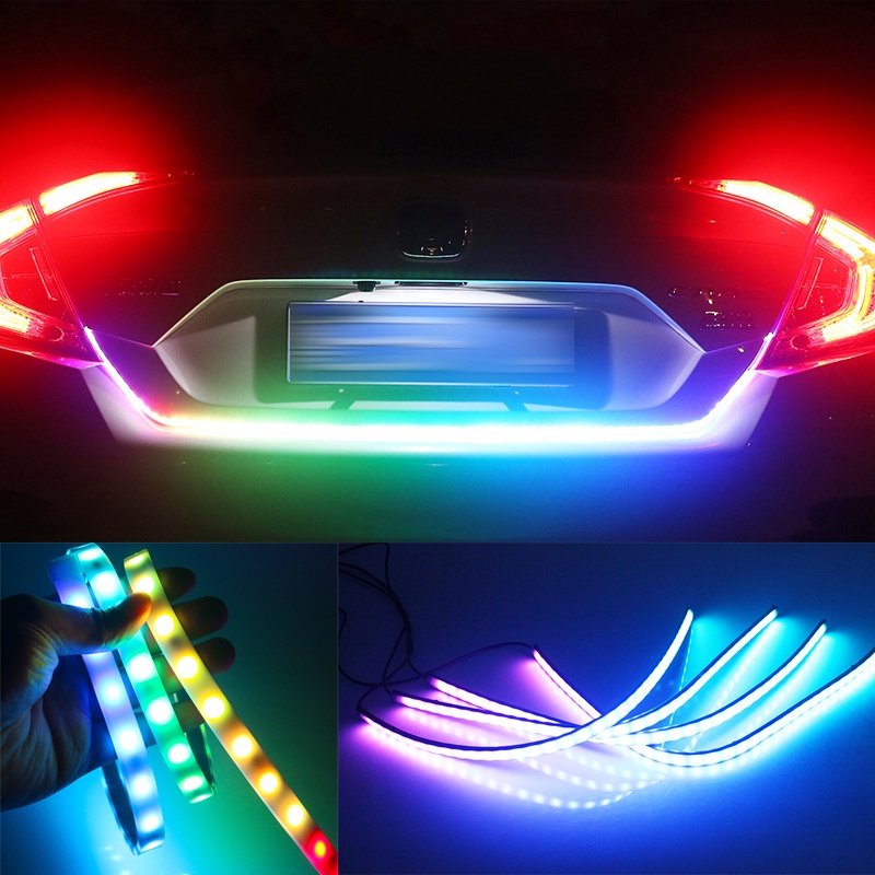 Big Sale☸1.2m RGB LED Jalur Batang Belakang Kereta Lampu Ekor Aliran ...