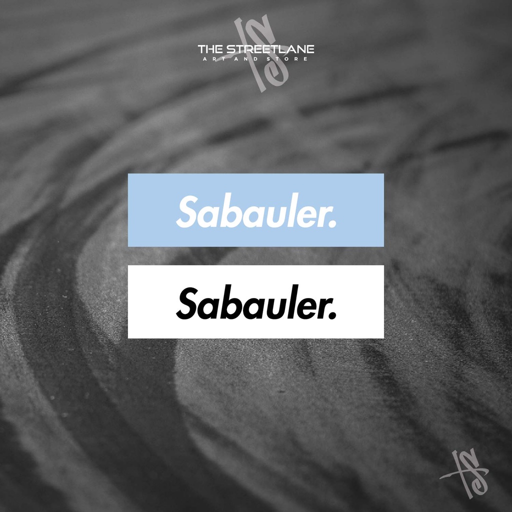 Sabauler Cutting Sticker / Car Decal Die-Cut Vinly Sticker | Shopee ...
