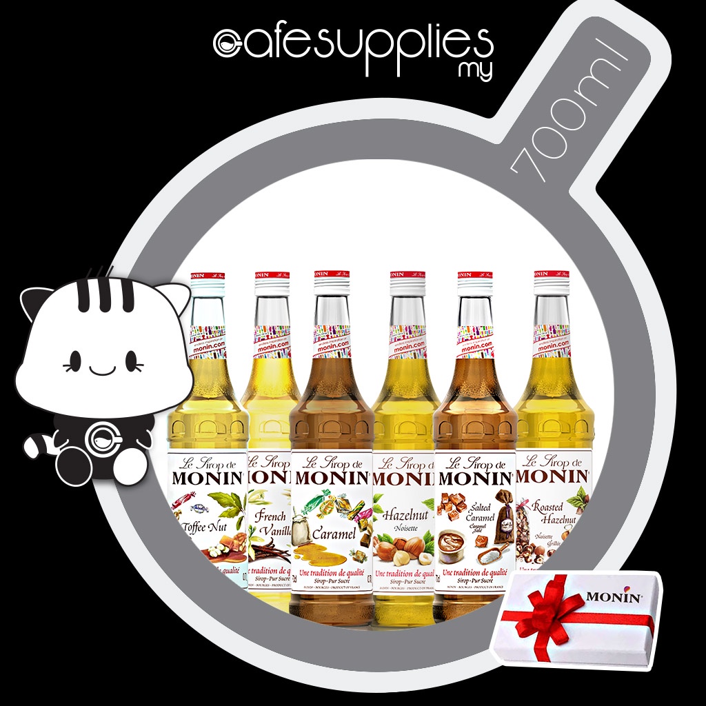 MONIN Premium Nuts & Dolce Series Syrup 700ml Syrup Starbucks Syrup