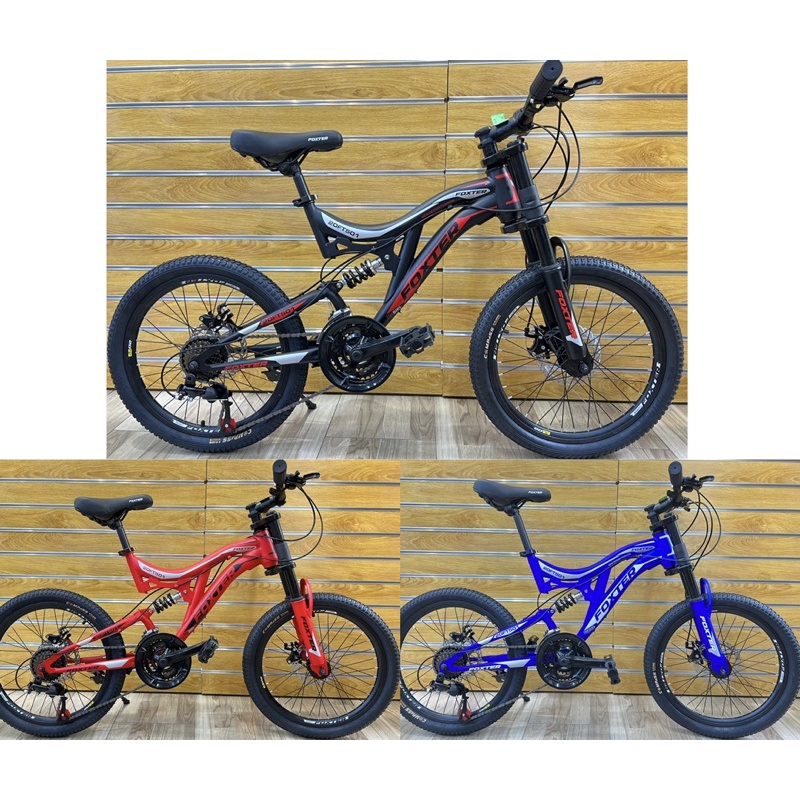 20 FOXTER FULL SUSPENSION DH FORK DISCBRAKE GEAR BIKE 20 INCH