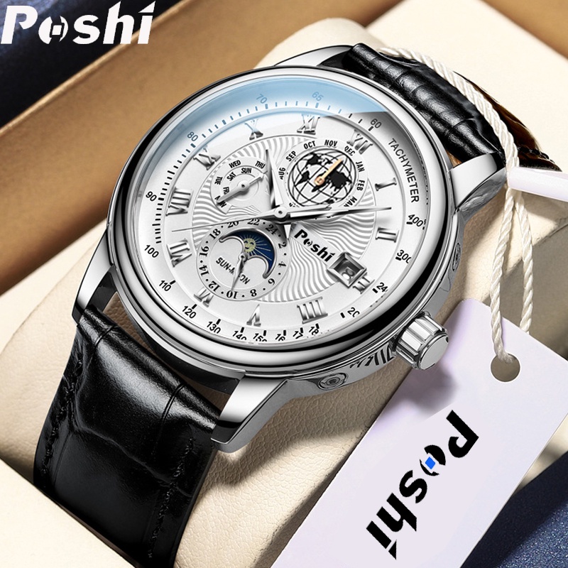 POSHI Top Brand Men's Watch waterproof original japan Fashion ...