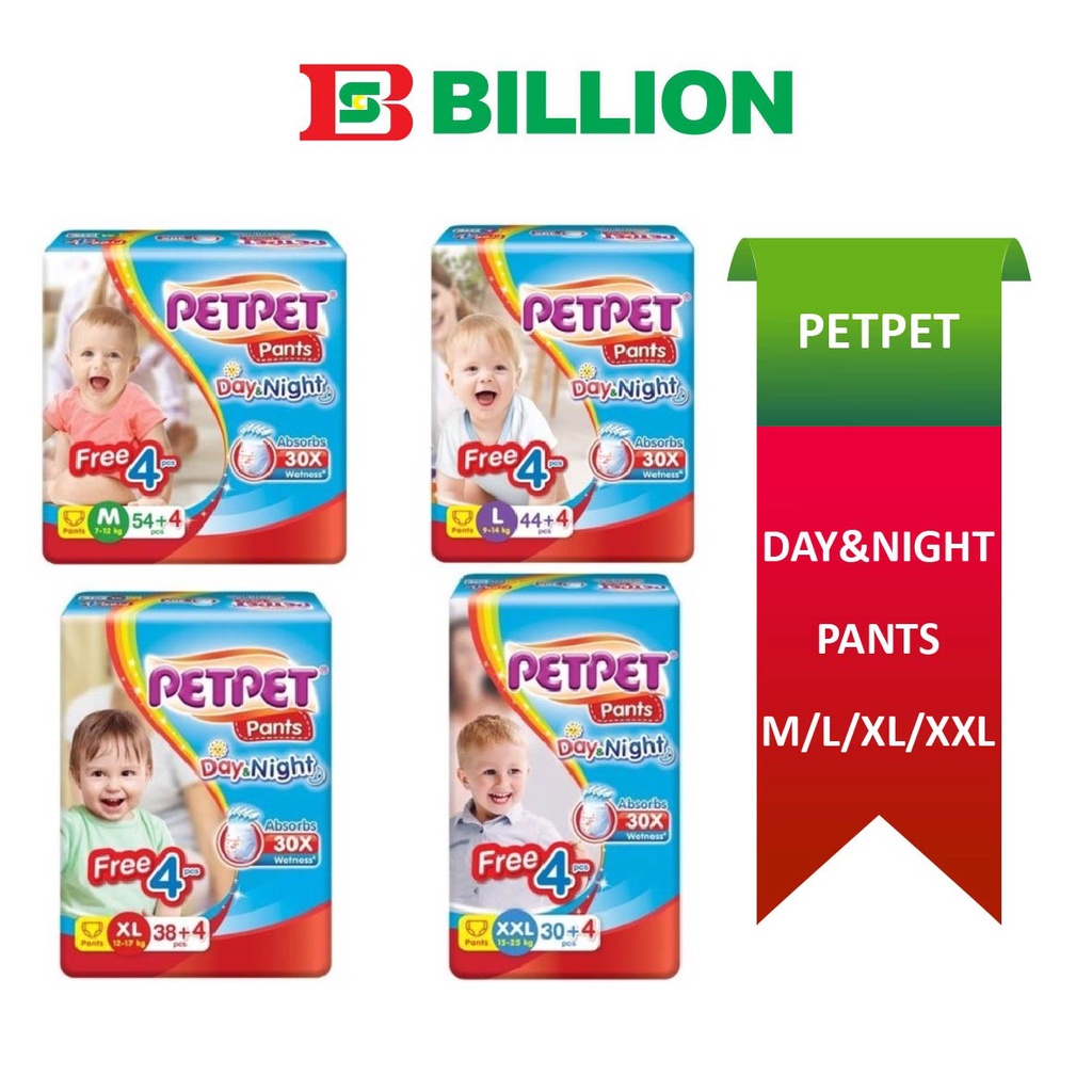PETPET Day & Night Pants ( Assorted Sizes ) Shopee Malaysia