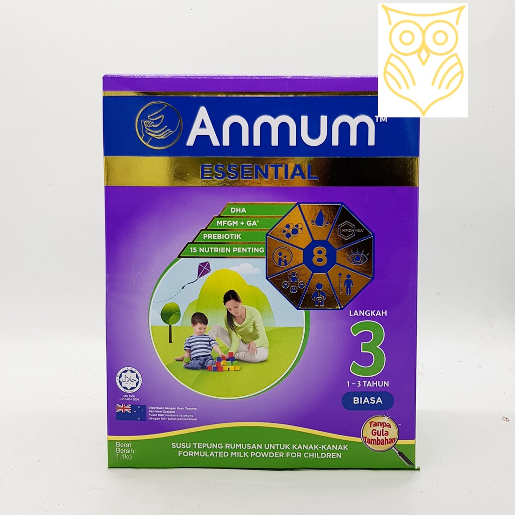 Anmum Essential Step 3 Plain/Honey (1 years & above) 1.1kg