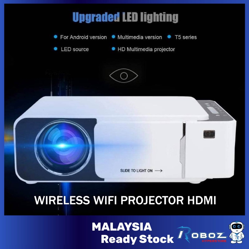 Projector HD Multimedia LED source projector Wifi Portable Projector